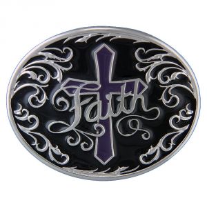 Montana Silversmiths Deep Faith Attitude Buckle (A212S)